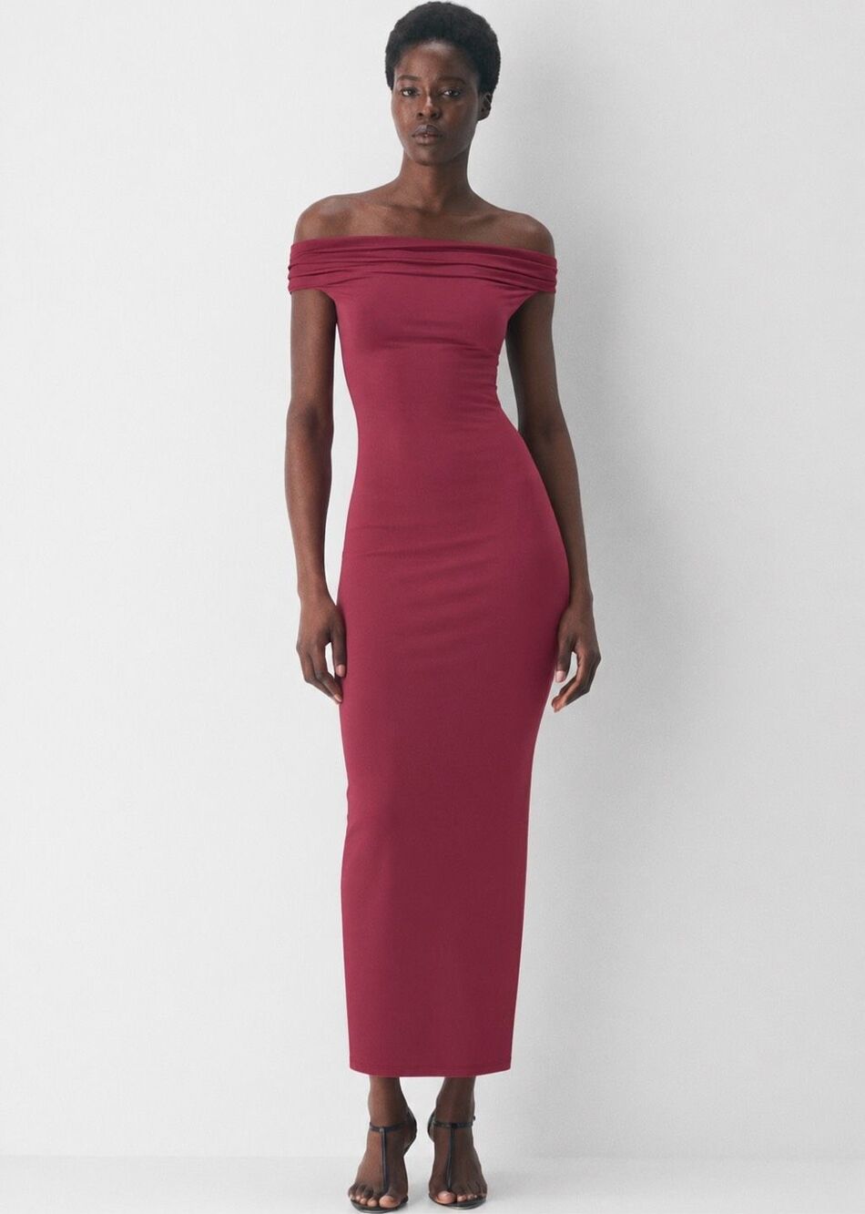 Aritzia Original Contour Ravish Maxi Dress S Juicy Rose